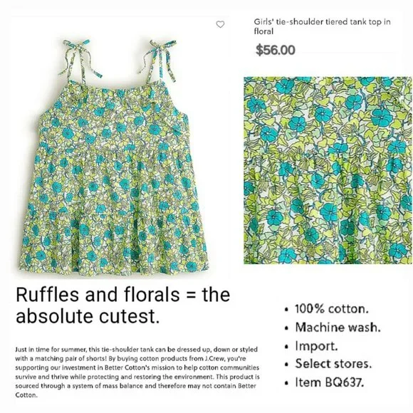 'CREWCUTS' RUFFLE TOP - Picture 14 of 16